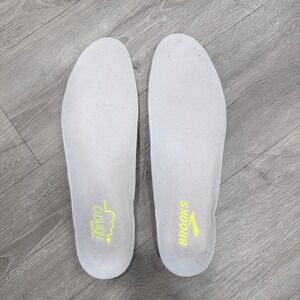 Brooks Size 10 Cushion Neutral Replacement Insoles Shoe Inserts Gray Foam Pair
